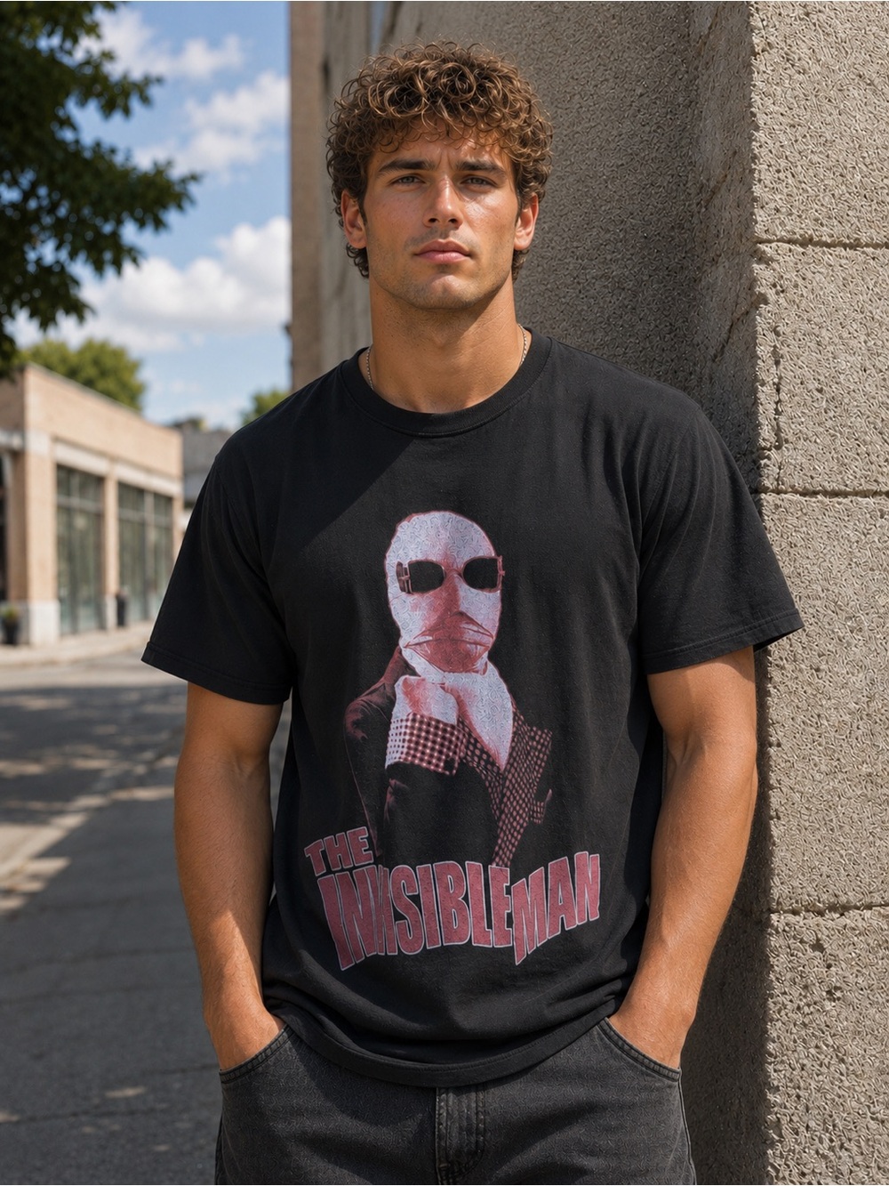 NWOT The Invisible Man Graphic Tee - Men’s Short Sleeve Shirt